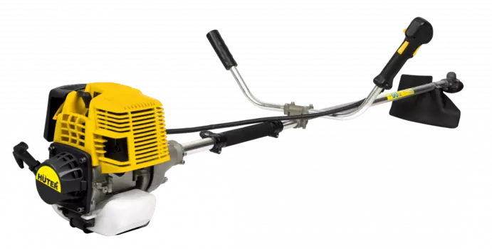 Триммер Huter GGT-15004Т, 1.5 кВт, 2 л.с., 9500 об/мин, бензиновый, реж.эл.: леска и нож, U-образная рукоять, плечевой ремень, верхнее положение двигателя, 4 кг (70/2/50)