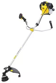 Триммер Huter GGT-2500T, 3.3 л.с., 7500 об/мин, бензиновый, реж.эл.: леска и нож, Т-образная (велосипедная) рукоять, плечевой ремень, верхнее положение двигателя, 7 кг (70/2/14)