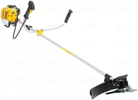 Триммер Huter GGT-800T, 1.1 л.с., 7500 об/мин, бензиновый, реж.эл.: леска и нож, Т-образная (велосипедная) рукоять, плечевой ремень, верхнее положение двигателя, 7.1 кг (70/2/1)