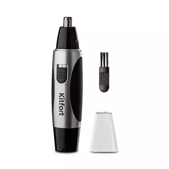 Триммер Kitfort КТ-3107 , режимов 1, насадок 1, черный/серебристый (KT-3107)