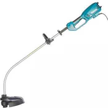 Триммер Makita UR3500, 700 Вт, 7200 об/мин, сетевой, реж.эл.: леска, d-образная рукоять, плечевой ремень, верхнее положение двигателя, 4.3 кг