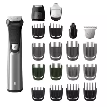 Триммер Philips Multigroom 7000 MG7750/49, насадок 18, черный/серый (MG7750/49)