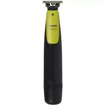 Триммер Philips OneBlade QP2510/10, насадок 2, черный/салатовый (QP2510/10)