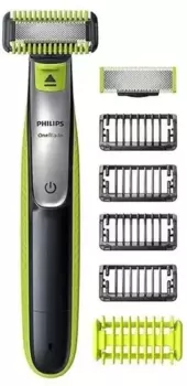 Триммер Philips OneBlade QP2630/30, режимов 1, насадок 5, зеленый/серебристый (QP2630/30)