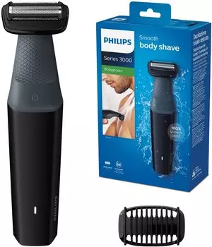 Триммер Philips series 3000 BG3010/15, насадок 1, черный (BG3010/15)