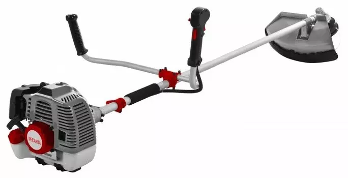 Триммер РЕСАНТА БТР-1900П, 1.9 кВт, 2.58 л.с., 9500 об/мин, бензиновый, реж.эл.: леска и нож, U-образная рукоять, плечевой ремень, верхнее положение двигателя, 8.7 кг (70/2/39)