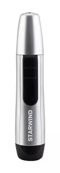 Триммер Starwind SHT 4929, режимов 1, насадок 1, серебристый/черный (SHT 4929)