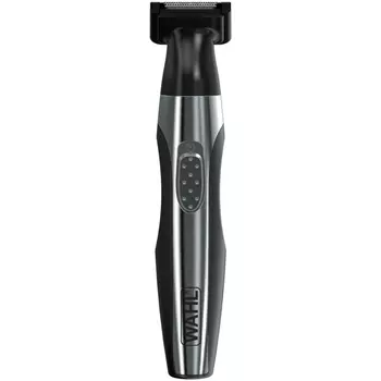 Триммер Wahl Travel Kit Delux 5604-616, режимов 1, насадок 3, черный/серебристый (5604-616)