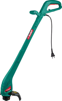 Триммер ЗУБР ТСН-23-300, 300Вт, 11000 об/мин, сетевой, реж.эл.: леска, Т-образная (велосипедная) рукоять, нижнее положение двигателя, 1.4кг (ТСН-23-300)