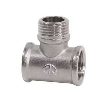 Тройник AquaLink 1/2", внутренняя/наружная, латунь (02574)