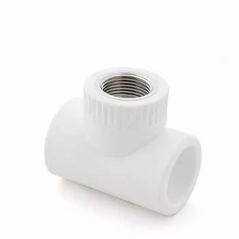 Тройник комбинированный РосТурПласт ∅20мм x 1/2", ВР, полипропилен (10743)