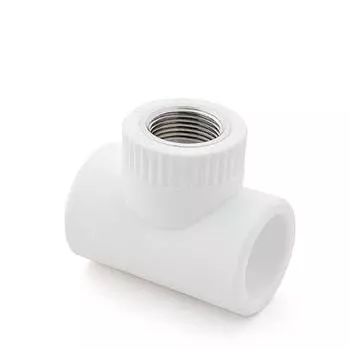 Тройник комбинированный РосТурПласт ∅25мм x 1/2", ВР, полипропилен (10745)