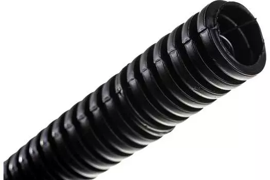 Труба гофрированная Урал Пак, 20 мм/1.41 см, 100 м, легкая, с протяжкой, ПНД, черный (ГФ-1100020-100)