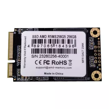 Твердотельный накопитель (SSD) AMD 256Gb, mSATA, mSATA (R5MS256G5) Retail