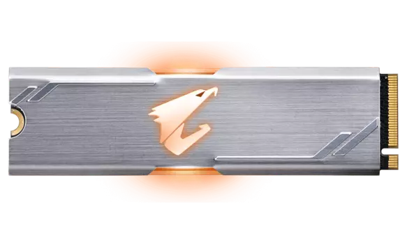 Твердотельный накопитель (SSD) GIGABYTE 256Gb AORUS RGB, 2280, M.2, NVMe (GP-ASM2NE2256GTTDR)