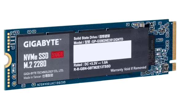 Твердотельный накопитель (SSD) GIGABYTE 512Gb Client SSD, 2280, M.2, NVMe (GP-GSM2NE3512GNTD)