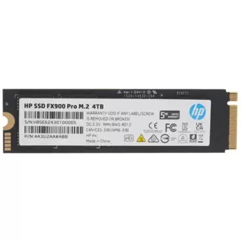 Твердотельный накопитель (SSD) HP 4Tb FX900 Pro, 2280, PCIe 4.0 x4, NVMe (4A3U2AA) Retail