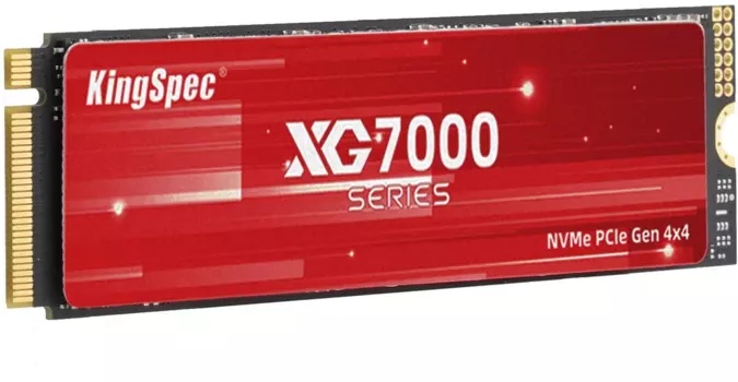 Твердотельный накопитель (SSD) KingSpec 512Gb XG7000, 2280, PCIe 4.0 x4, NVMe (XG7000-512) Retail