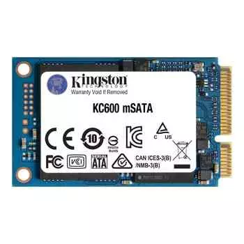 Твердотельный накопитель (SSD) Kingston 1Tb KC600, mSATA, mSATA (SKC600MS/1024G)