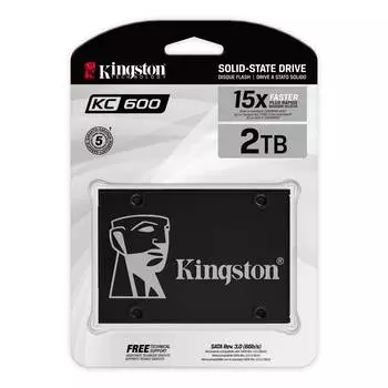 Твердотельный накопитель (SSD) Kingston 2Tb KC600, 2.5", SATA3 (SKC600/2048G)