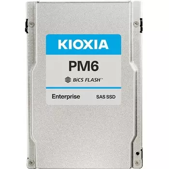 Твердотельный накопитель (SSD) Kioxia 15.4Tb PM6-R, 2.5", SAS 24Gb/s (KPM61RUG15T3)