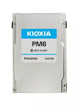Твердотельный накопитель (SSD) Kioxia 1.6Tb PM6-V, 2.5", SAS 24Gb/s (KPM61VUG1T60)