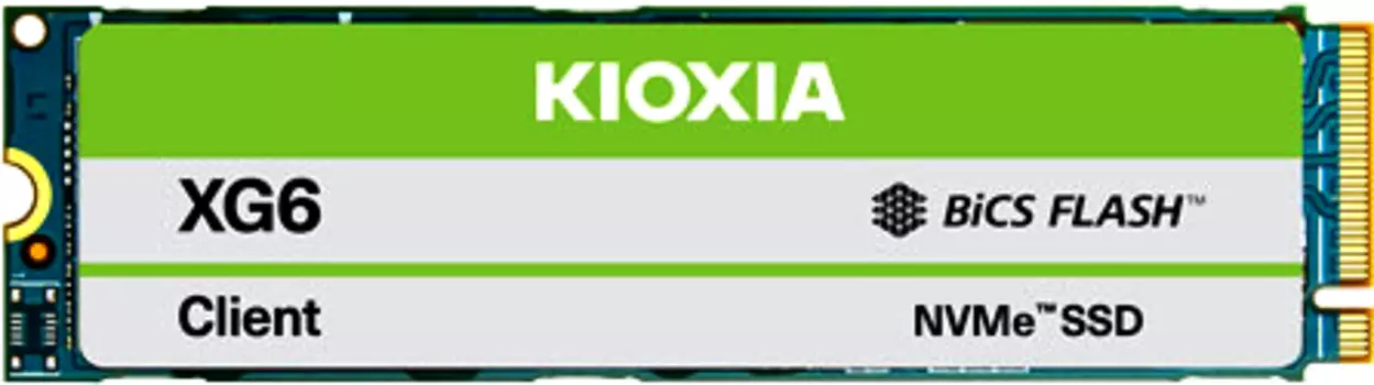Твердотельный накопитель (SSD) KIOXIA 256Gb XG6, 2280, M.2, NVMe (KXG60ZNV256G)