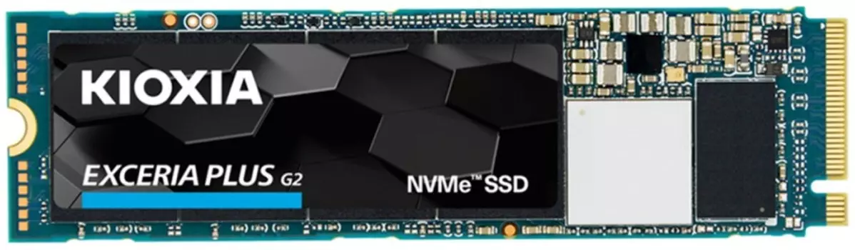 Твердотельный накопитель (SSD) KIOXIA 500Gb Exceria Plus G2, 2280, M.2, NVMe (LRD20Z500G/RD20500G00) Bulk (OEM)