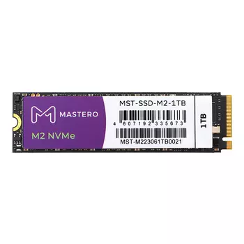 Твердотельный накопитель (SSD) Mastero 1Tb, 2280, M.2, NVMe (MST-SSD-M2-1TB) Retail