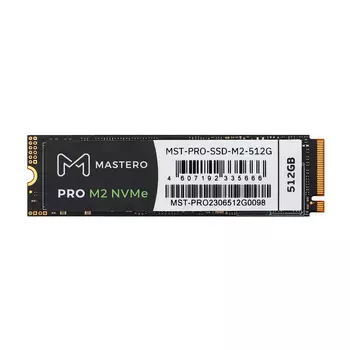Твердотельный накопитель (SSD) Mastero 512Gb PRO, 2280, M.2, NVMe (MST-PRO-SSD-M2-512G) Retail