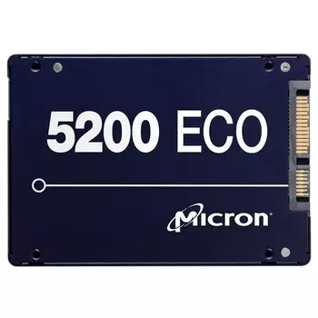 Твердотельный накопитель (SSD) Micron 1.92Tb 5200 ECO, 2.5", SATA3 (MTFDDAK1T9TDC-1AT1ZABYY)