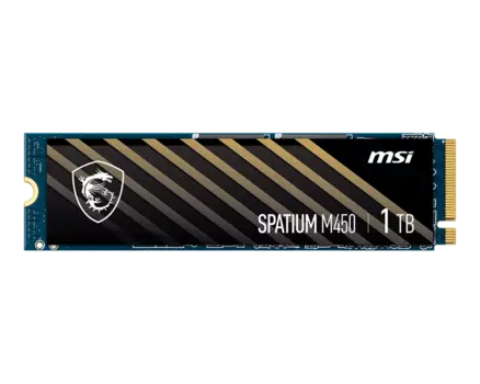 Твердотельный накопитель (SSD) MSI 1Tb SPATIUM M450, 2280, M.2, NVMe (S78-440L690-P83) Retail