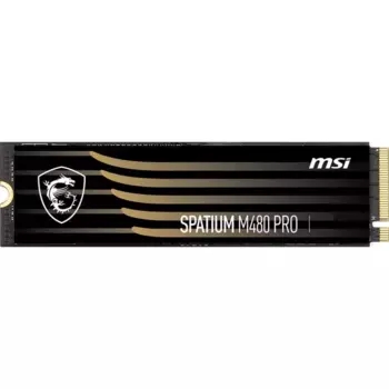 Твердотельный накопитель (SSD) MSI 4Tb SPATIUM M480 PRO, 2280, PCIe 4.0 x4, NVMe (S78-440R050-P83) Retail