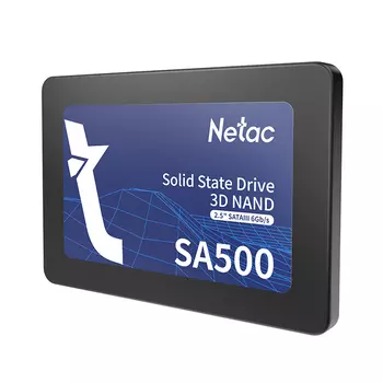 Твердотельный накопитель (SSD) Netac 480Gb SA500, 2.5", SATA3 (NT01SA500-480-S3X)