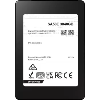 Твердотельный накопитель (SSD) Phison 3.84Tb SA50E, 2.5", SATA3 (S1201K003T84E025T1200)
