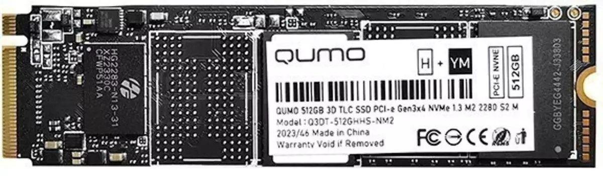 Твердотельный накопитель (SSD) Qumo 512Gb Novation, 2280, M.2, NVMe (Q3DT-512GHHS-NM2) Bulk (OEM)