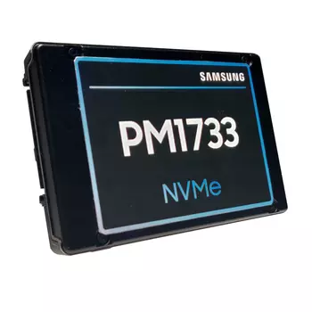 Твердотельный накопитель (SSD) Samsung 15.4Tb PM1733, U.2 2.5", PCI-E, NVMe (MZWLJ15THALA-00007)