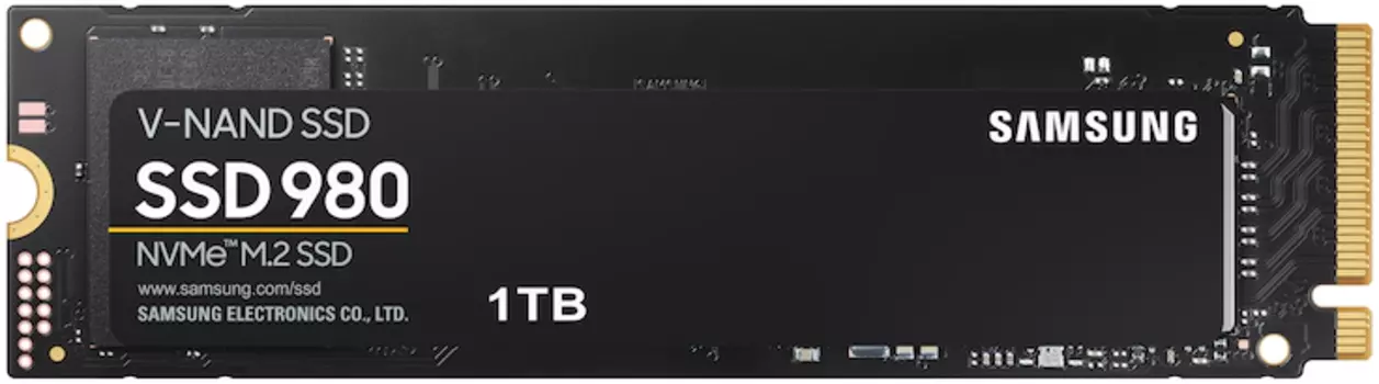 Твердотельный накопитель (SSD) Samsung 1Tb 980, 2280, PCI-E 3.0 x4, NVMe (MZ-V8V1T0B/AM) Retail