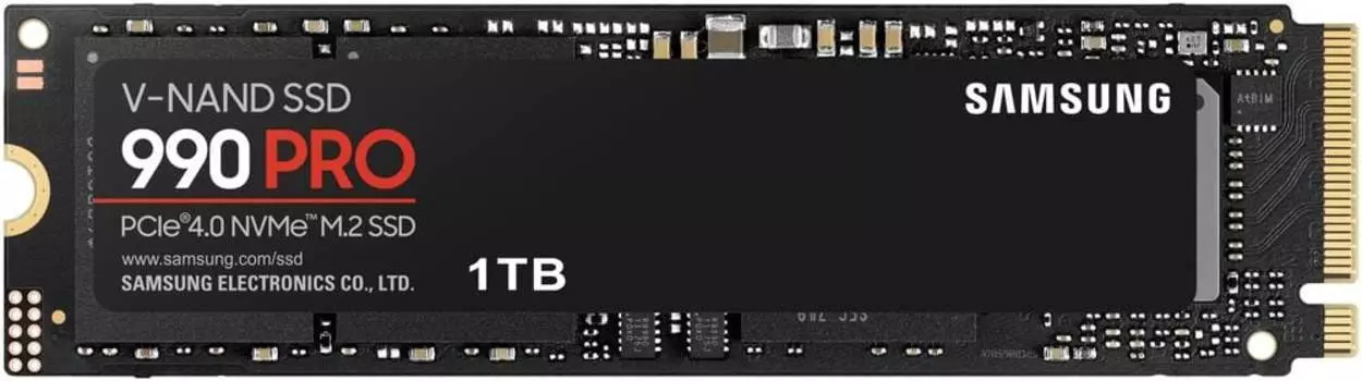 Твердотельный накопитель (SSD) Samsung 1Tb 990 Pro, 2280, M.2, NVMe (MZ-V9P1T0BW) Retail