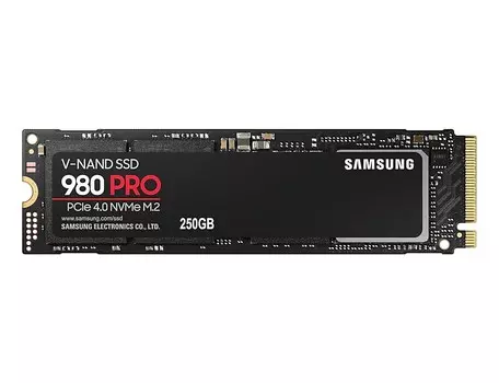 Твердотельный накопитель (SSD) Samsung 250Gb 980 PRO, 2280, M.2, NVMe (MZ-V8P250BW)