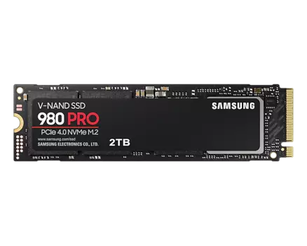 Твердотельный накопитель (SSD) Samsung 2Tb 980 PRO, 2280, M.2, NVMe (MZ-V8P2T0BW)