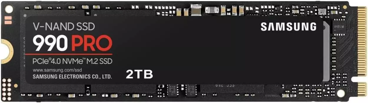 Твердотельный накопитель (SSD) Samsung 2Tb 990 Pro, 2280, M.2, NVMe (MZ-V9P2T0BW) Retail