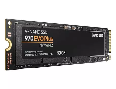 Твердотельный накопитель (SSD) Samsung 500Gb 970 EVO Plus, 2280, M.2, NVMe (MZ-V7S500BW)