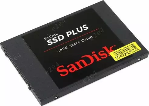 Твердотельный накопитель (SSD) Sandisk 240Gb Plus, 2.5", SATA3 (SDSSDA-240G-G26)