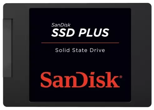Твердотельный накопитель (SSD) Sandisk 480Gb Plus, 2.5", SATA3 (SDSSDA-480G-G26)