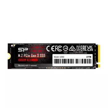 Твердотельный накопитель (SSD) Silicon Power 2Tb UD80, 2280, M.2, NVMe (SP02KGBP34UD8005)