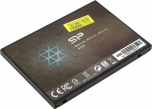 Твердотельный накопитель (SSD) Silicon Power 480Gb Slim S55, 2.5", SATA3 (SP480GBSS3S55S25)