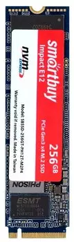 Твердотельный накопитель (SSD) SmartBuy 256Gb Impact E12, 2280, M.2, NVMe (SBSSD-256GT-PH12-M2P4)