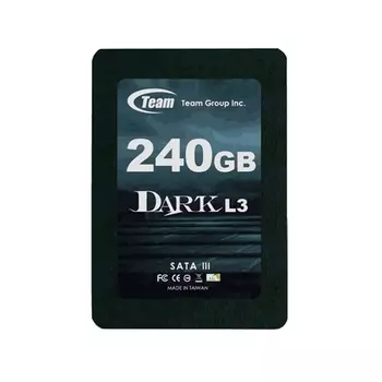 Твердотельный накопитель (SSD) Team Group 240Gb Dark L3, 2.5", SATA3 (T253L3240GMC101)
