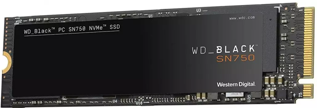 Твердотельный накопитель (SSD) Western Digital 2Tb Black SN750, 2280, M.2, NVMe (WDS200T3X0C)